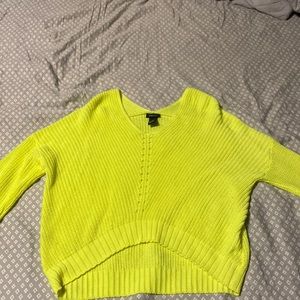 Rue 21 neon sweater